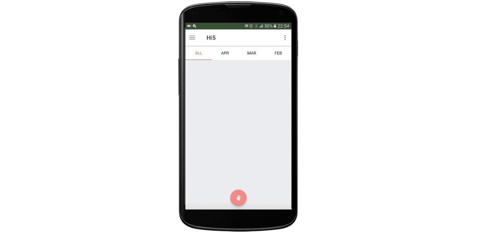 hi5 mobile application